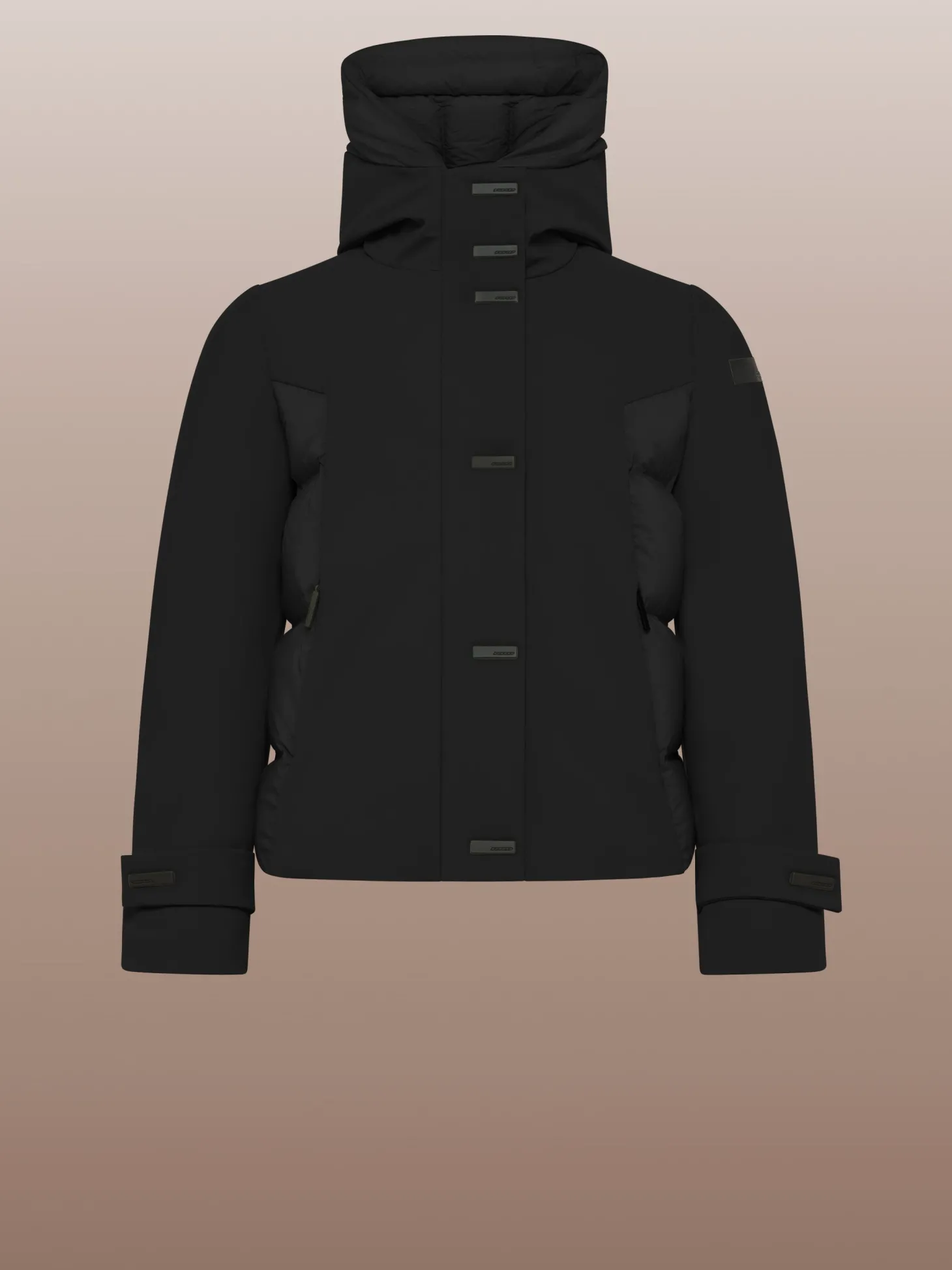 Kids*Roberto Ricci Designs Winter Hybrid Zar Girl Jkt Black